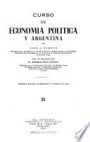 Curso de economía política y argentina