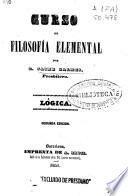 Curso de filosofía elemental