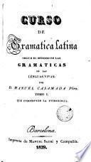 Curso de gramática latina