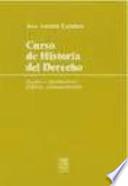 Curso de historia del derecho