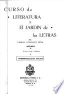 CURSO DE LITERATURA Y EL JARDIN DE LAS LETRAS