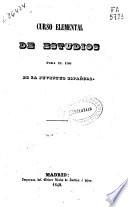 Curso elemental de estudios para el uso de la juventud española