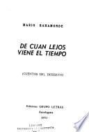 De cuan lejos viene el tiempo
