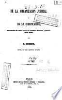 De la organización judicial y de la codificación