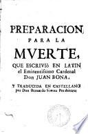De la preparacion para la muerte