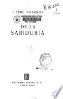 De la sabiduría