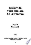 De la vida y del folclore de la frontera