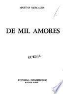 De mil amores