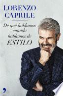 De qué hablamos cuando hablamos de estilo (nueva presentación)