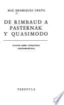 De Rimbaud a Pasternak y Quasimodo