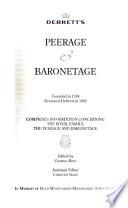 Debrett's Peerage and Baronetage