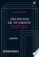 Decisiones de inversión