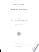 Decisions and Orders of the National Labor Relations Board