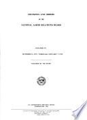 Decisions and Orders of the National Labor Relations Board