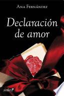 Declaración de amor