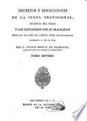 Decretos de la Reina Nuestra Señora Doña Isabel II