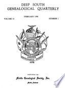 Deep South Genealogical Quarterly