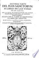 Del Flos Sanctorum, O Libro De Las Vidas De Los Santos