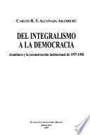 Del integralismo a la democracia