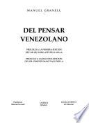 Del pensar venezolano