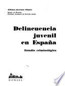 Delincuencia juvenil en España