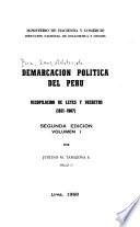 Demarcación política del Perú