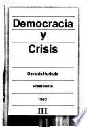 Democracia y crisis: Osvaldo Hurtado, presidente, 1983 - 4. Osvaldo Hurtado, presidente, discursos, 1984