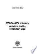 Deonomástica hispánica