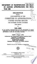 Department of Transportation and Related Agencies Appropriations for Fiscal Year 1995: Architectural and Transportation Barriers Compliance Board, Department of Transportation