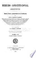 Derecho constitucional argentino