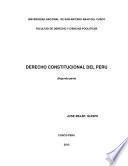 DERECHO CONSTITUCIONAL DEL PERU PARTE II