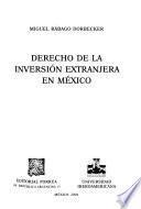 Derecho de la inversión extranjera en México