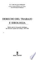 Derecho del trabajo e ideología