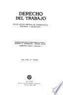 Derecho del trabajo