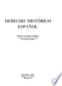 Derecho histórico español