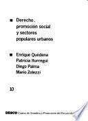 Derecho, promoción social y sectores populares urbanos