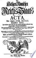 Des Heiligen Römischen Reichs-Staats ACTA