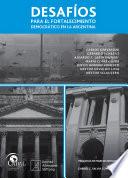 Desafíos para el fortalecimiento democrático en la Argentina
