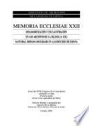 Desamortización y exclaustración en los Archivos de la Iglesia (S. XIX) Santoral Hispano-Mozárabe en las Diócesis de España