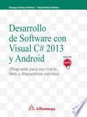Desarrollo del Software con visual C# 2013 y Android