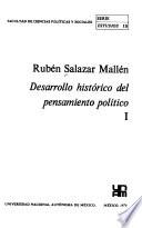 Desarrollo histórico del pensamiento político