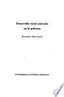 Desarrollo rural centrado en la pobreza