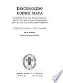 Desconocido códice maya
