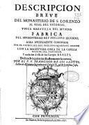Descripción breve del Monasterio de S. Lorenzo el Real del Escorial