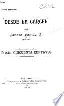 Desde la cárcel