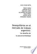 Desequilibrios en el mercado de trabajo argentino