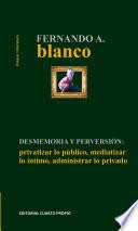Desmemoria y perversión