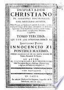 Despertador christiano de sermones doctrinales, sobre particulares assumptos ...