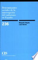 Determinantes sociales de la interrupción del embarazo en España