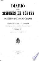 Diario de las Sesiones de Cortes, Congreso de los Diputados